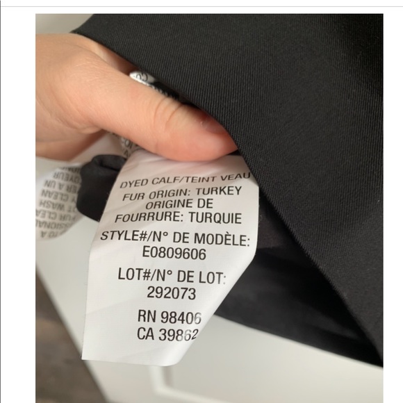 Theory Elso Calf Hair Suede Leather Panel Shift Dress Black Size 4 ($615 Retail) - Picture 11 of 11